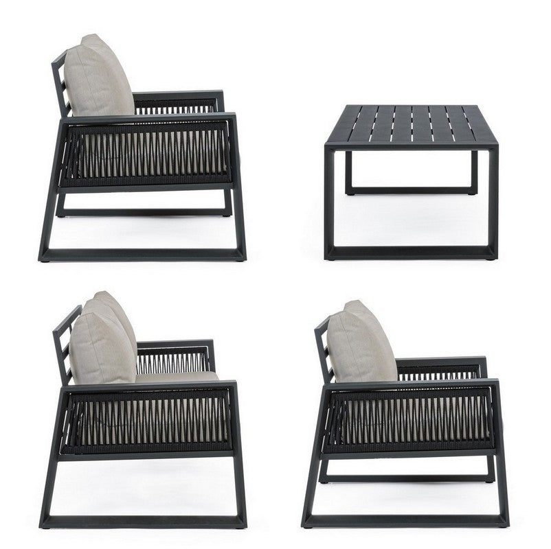 Salotto Bizzotto Collection Captiva - Antracite