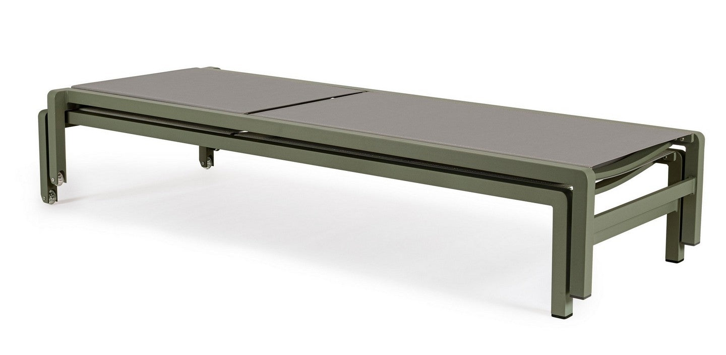 Lettino Bizzotto Collection Konnor - Verde Militare