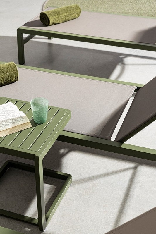 Lettino Bizzotto Collection Konnor - Verde Militare