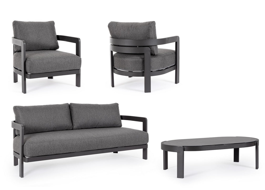 Salotto Bizzotto Collection Presley - Antracite