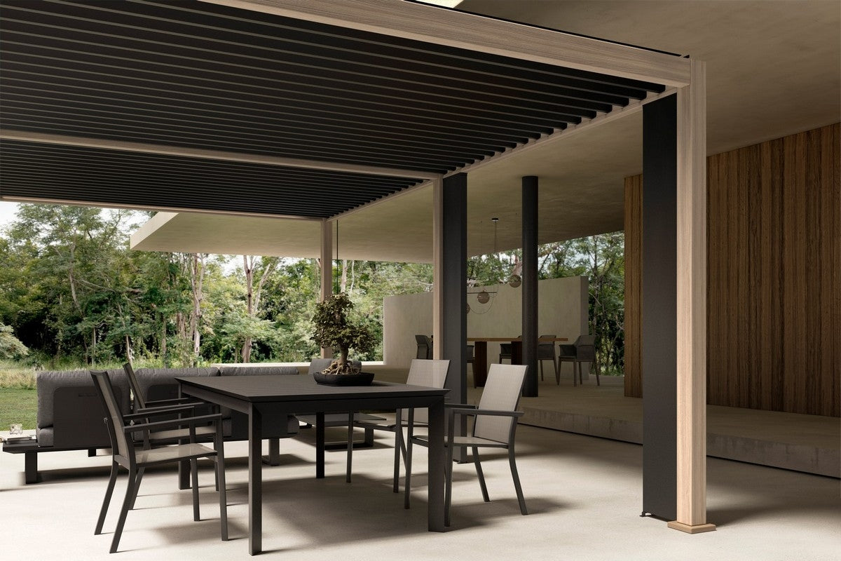 Pergola Bizzotto Collection Ocean 3,6x6 - Natural/Antracite
