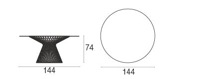 Emu Tavolo tondo Ø144 Como