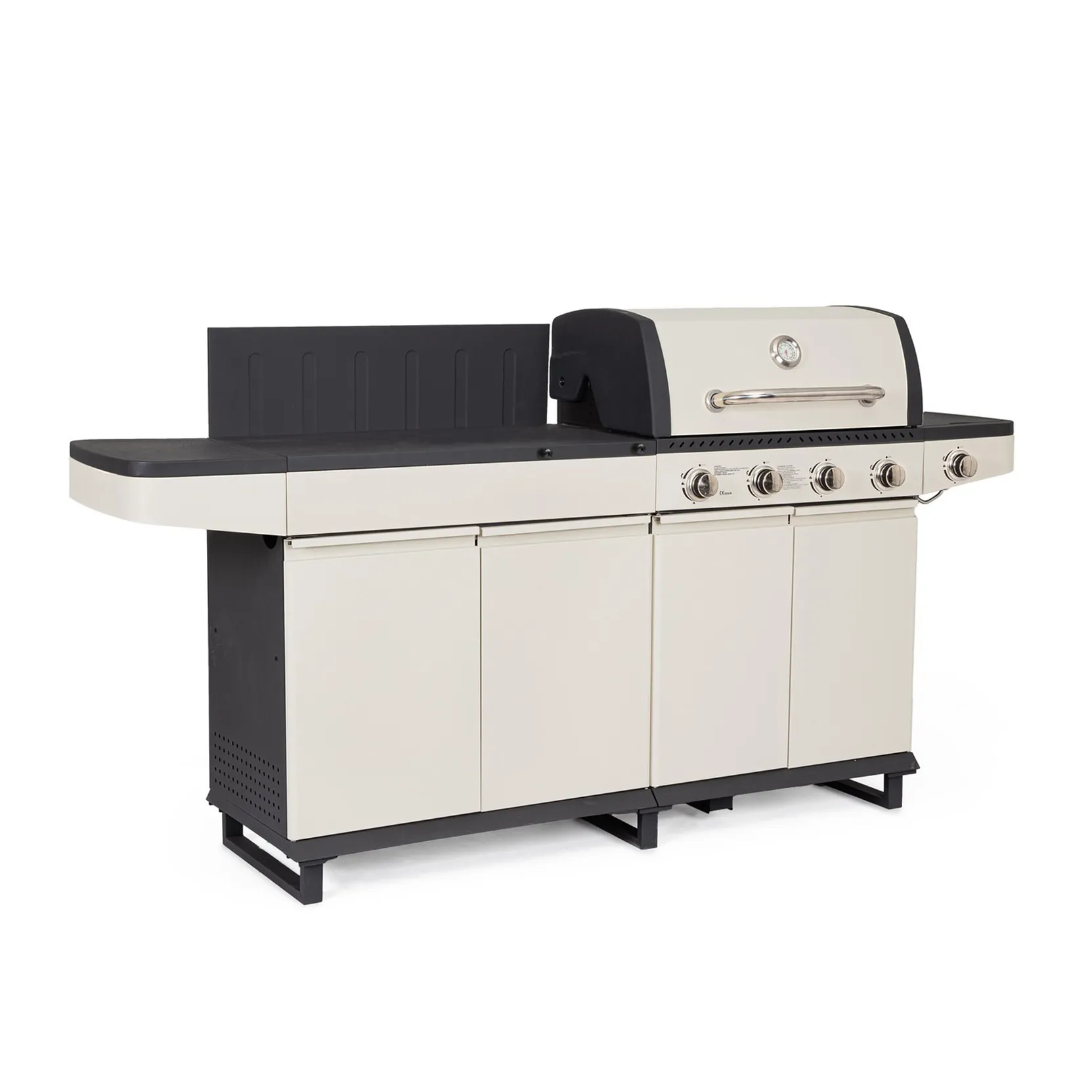 Bizzotto Merita Cucina a gas - Beige e Antracite