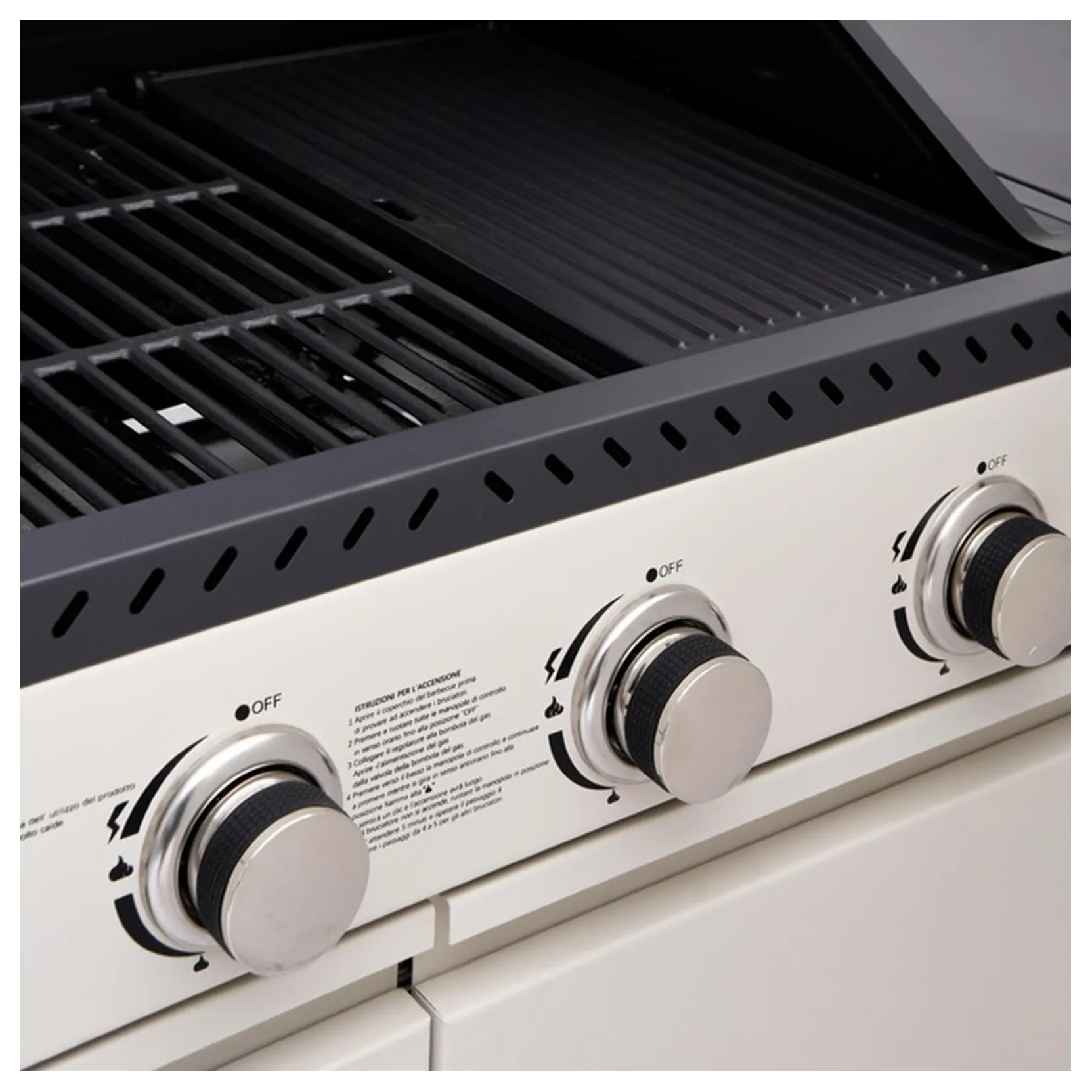 Bizzotto Merita Cucina a gas - Beige e Antracite