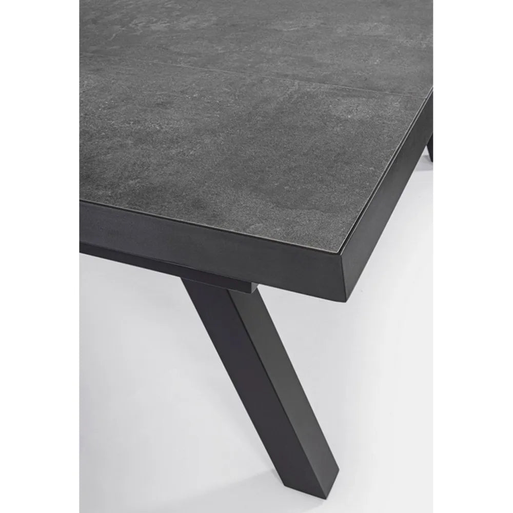 Tavolo Bizzotto Collection Krion 205/265x103 - Antracite