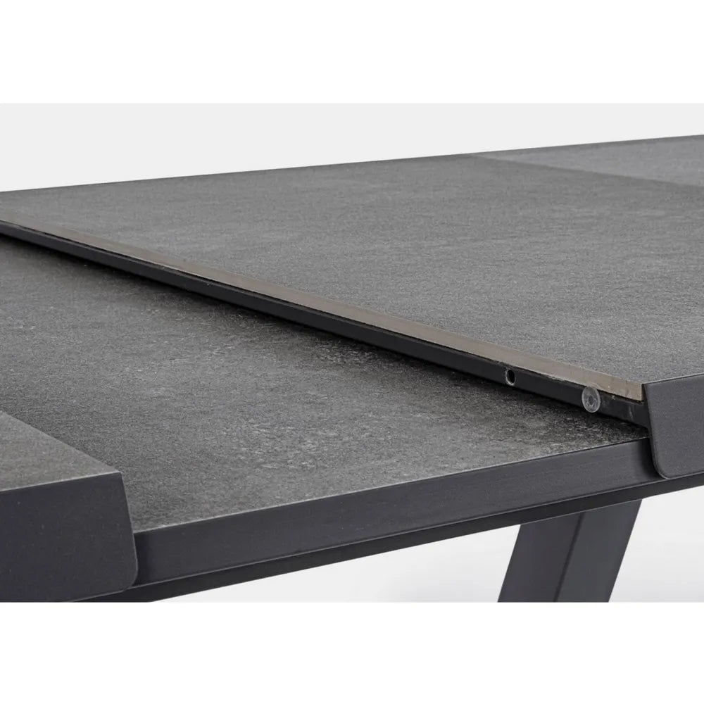 Tavolo Bizzotto Collection Krion 205/265x103 - Antracite