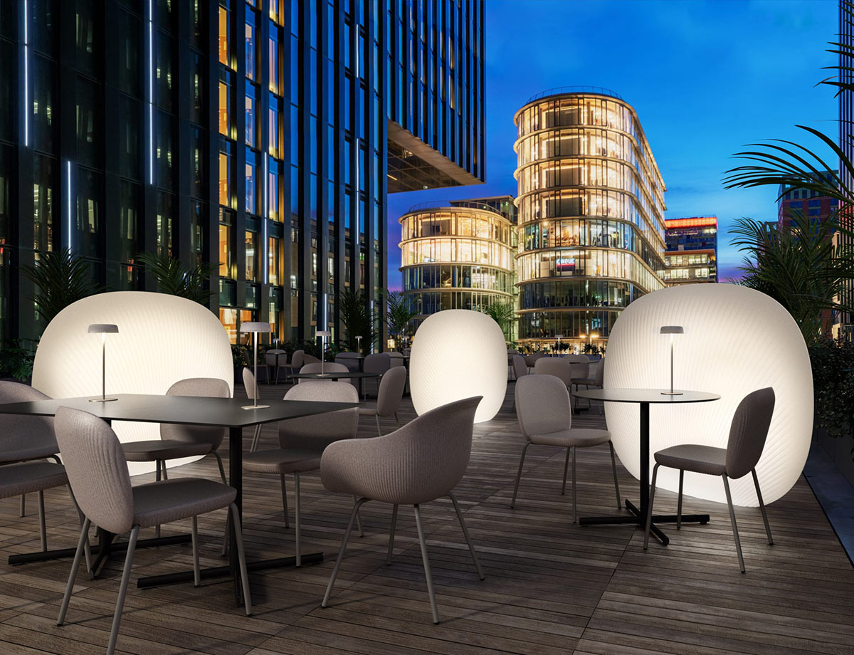 Plust Lampada Fade Shell