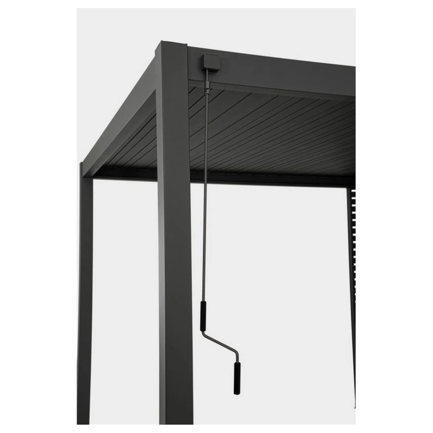 Pergola Bizzotto Ocean Antracite 3.6x7.2