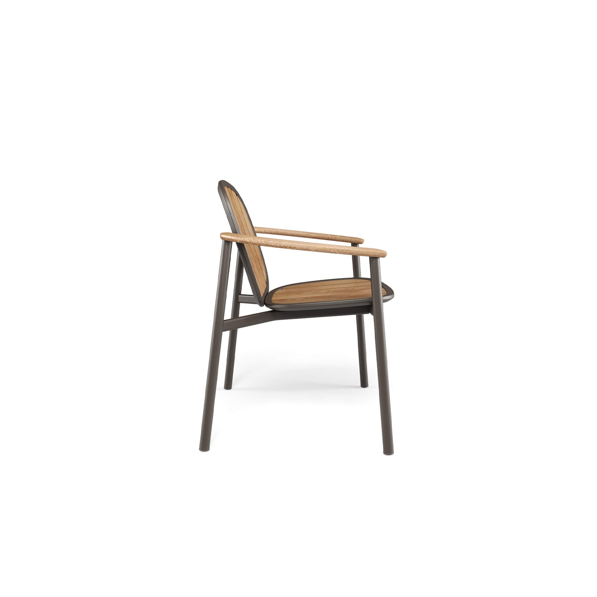 Emu Poltroncina Alu-Teak Twins