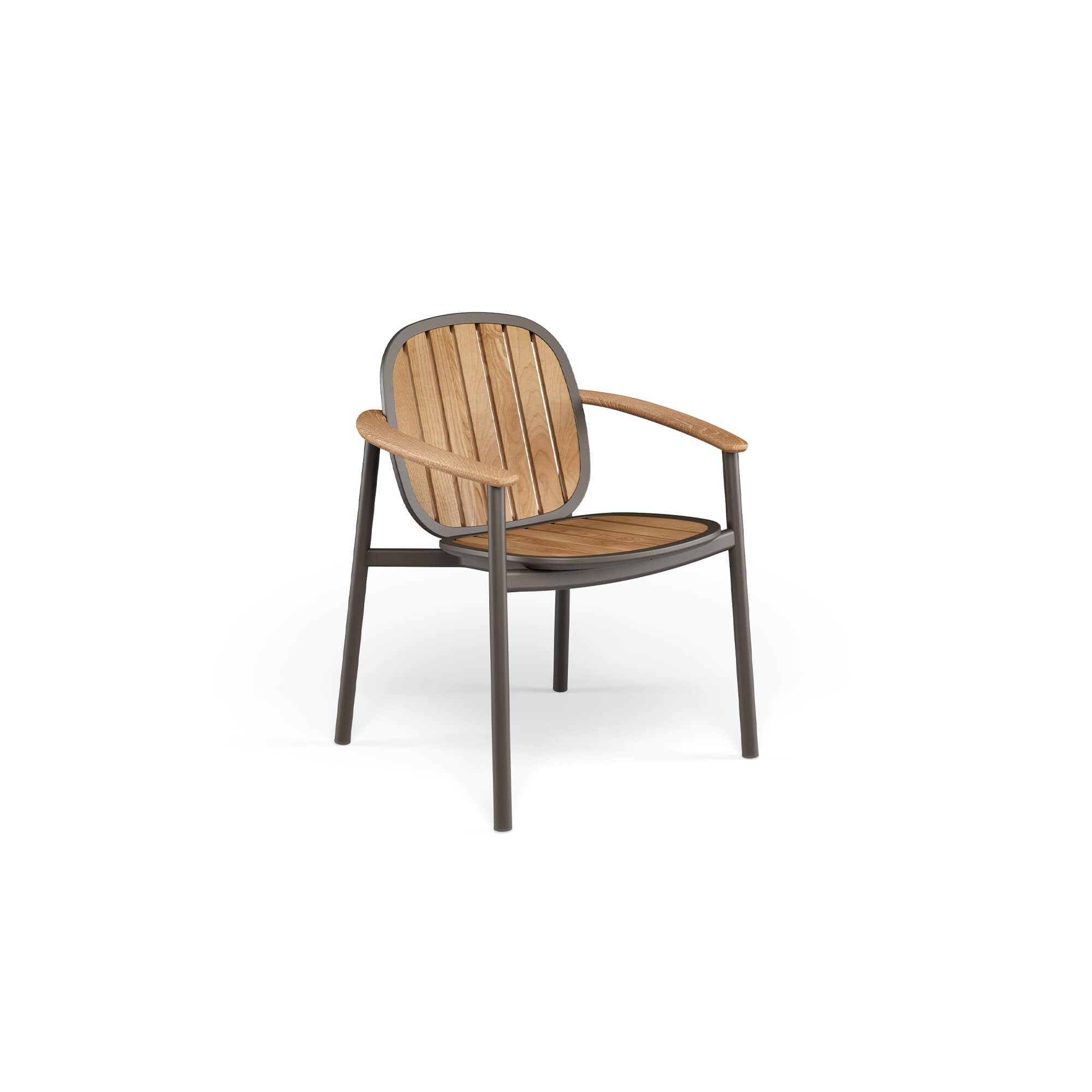 Emu Poltroncina Alu-Teak Twins
