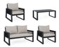 Salotto Bizzotto Collection Captiva - Antracite