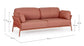 Divano Bizzotto Collection Pardis - Aragosta