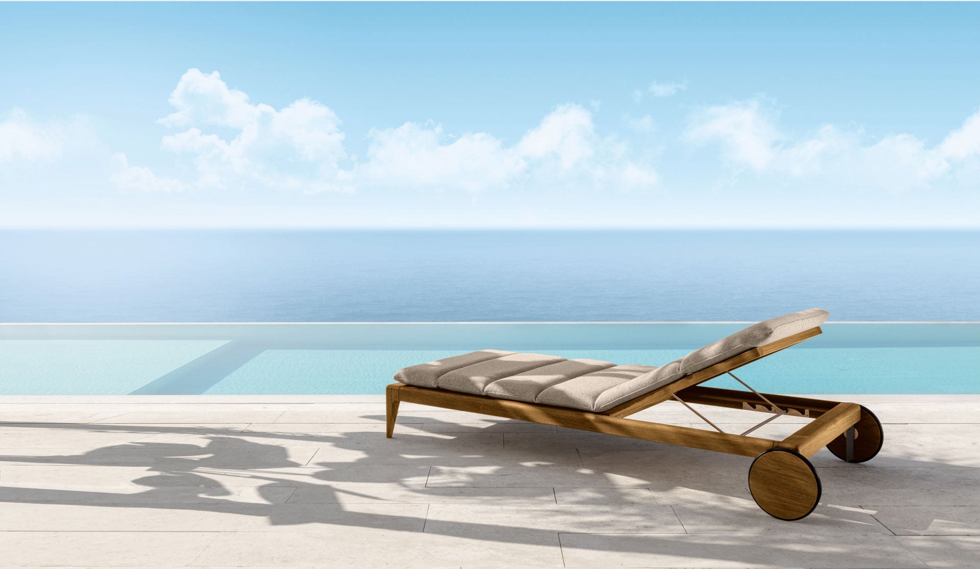 Talenti Lettino Cruise Teak