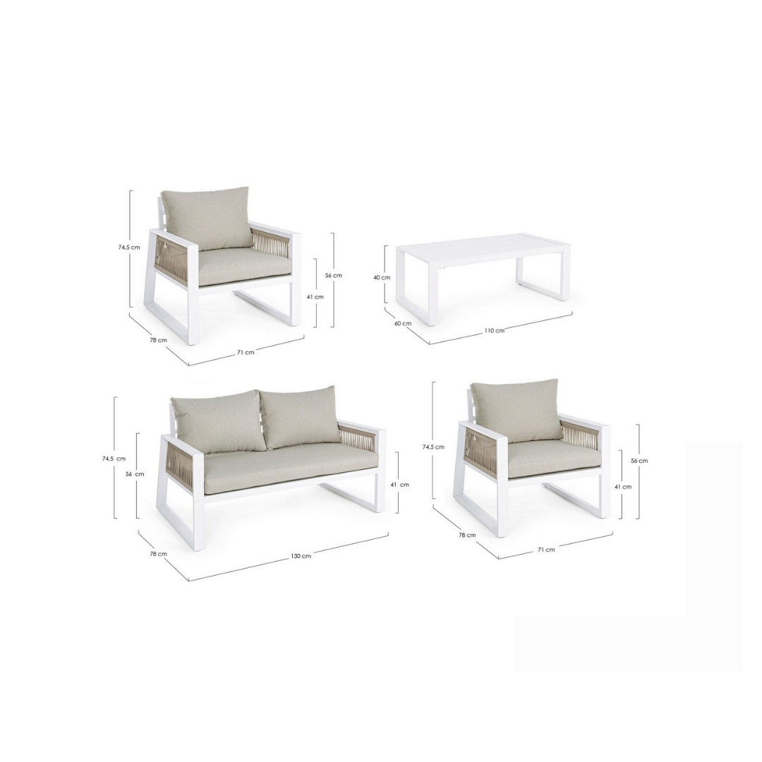 Bizzotto Set Captiva