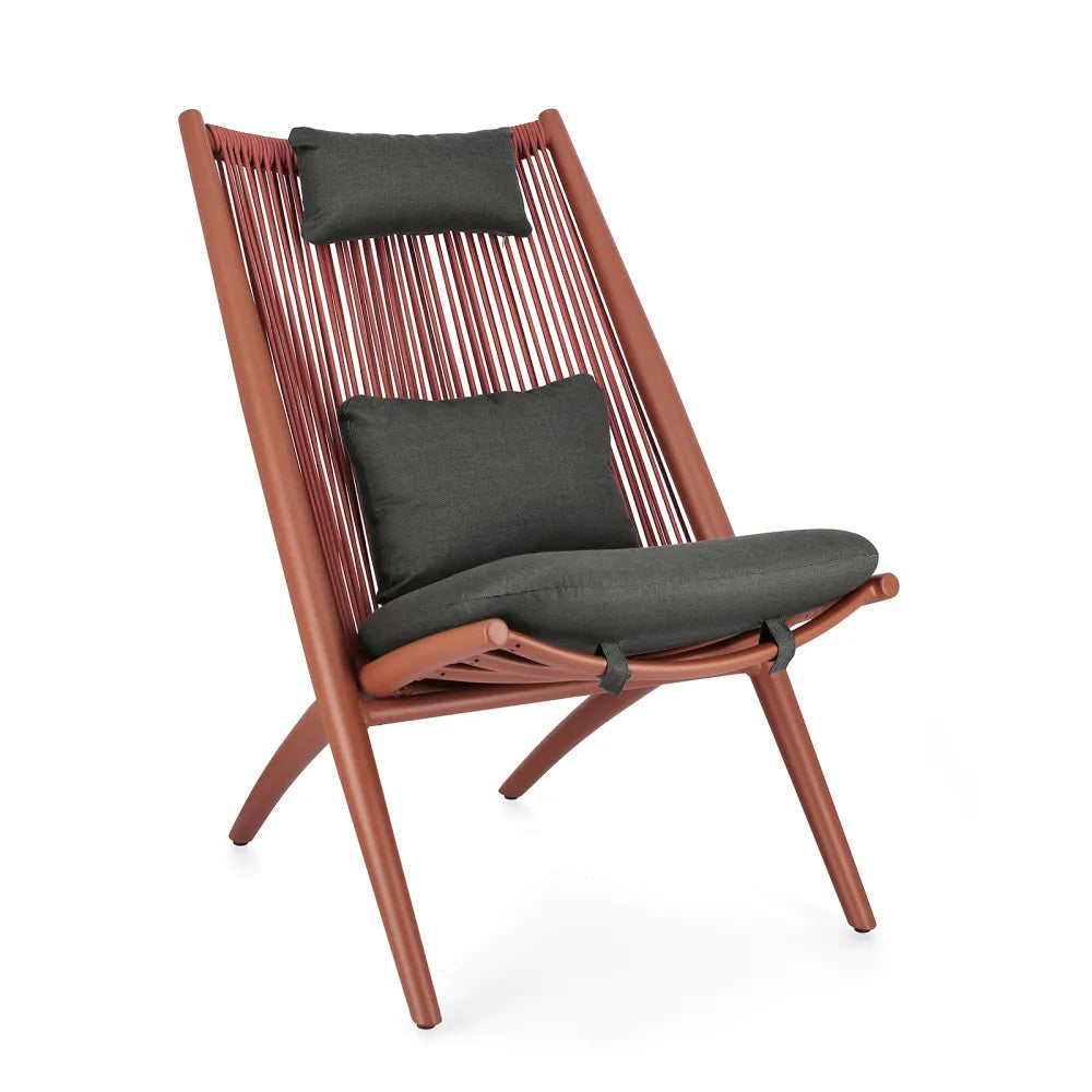 Poltrona Lounge Bizzotto Collection Aloha - Terracotta