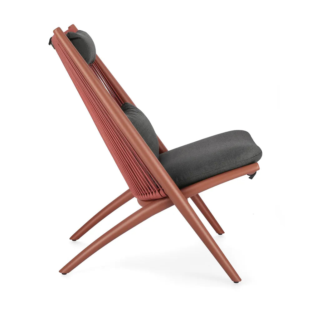 Poltrona Lounge Bizzotto Collection Aloha - Terracotta