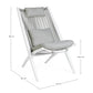 Poltrona Lounge Bizzotto Collection Aloha - Bianco