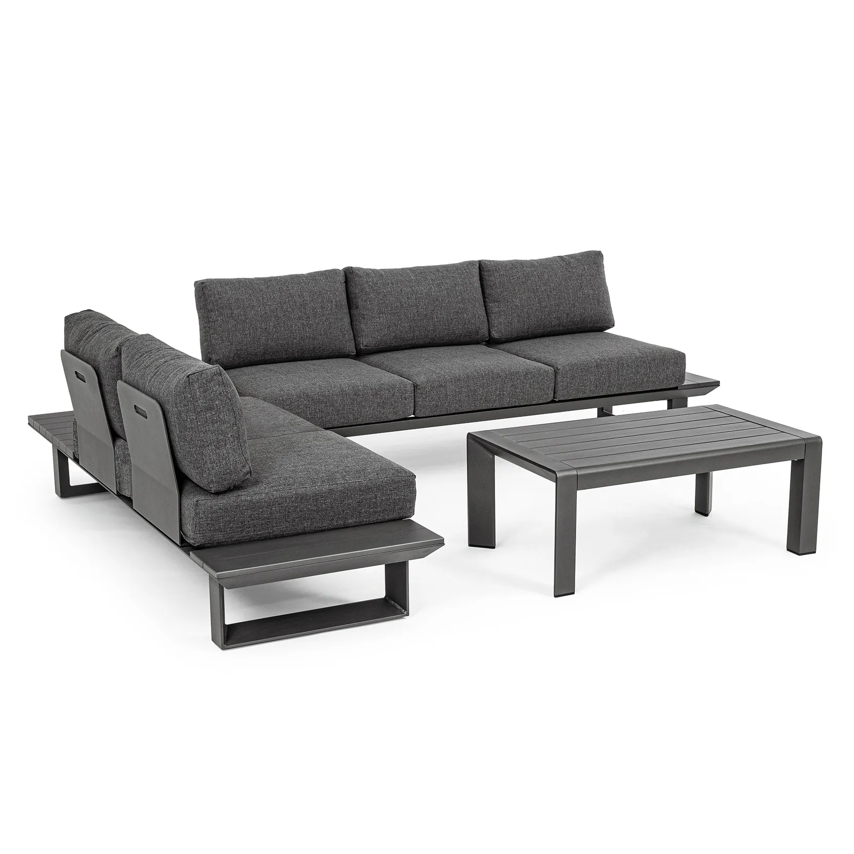 Bizzotto Salotto Angolare Konnor - Antracite