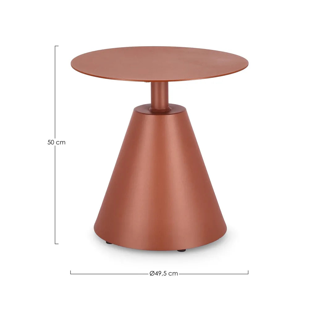 Tavolino Bizzotto Collection Aloha - Terracotta