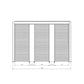 Pergola Bizzotto Collection Ocean 3.6x3.6 - Alluminio Effetto Legno/Bianco