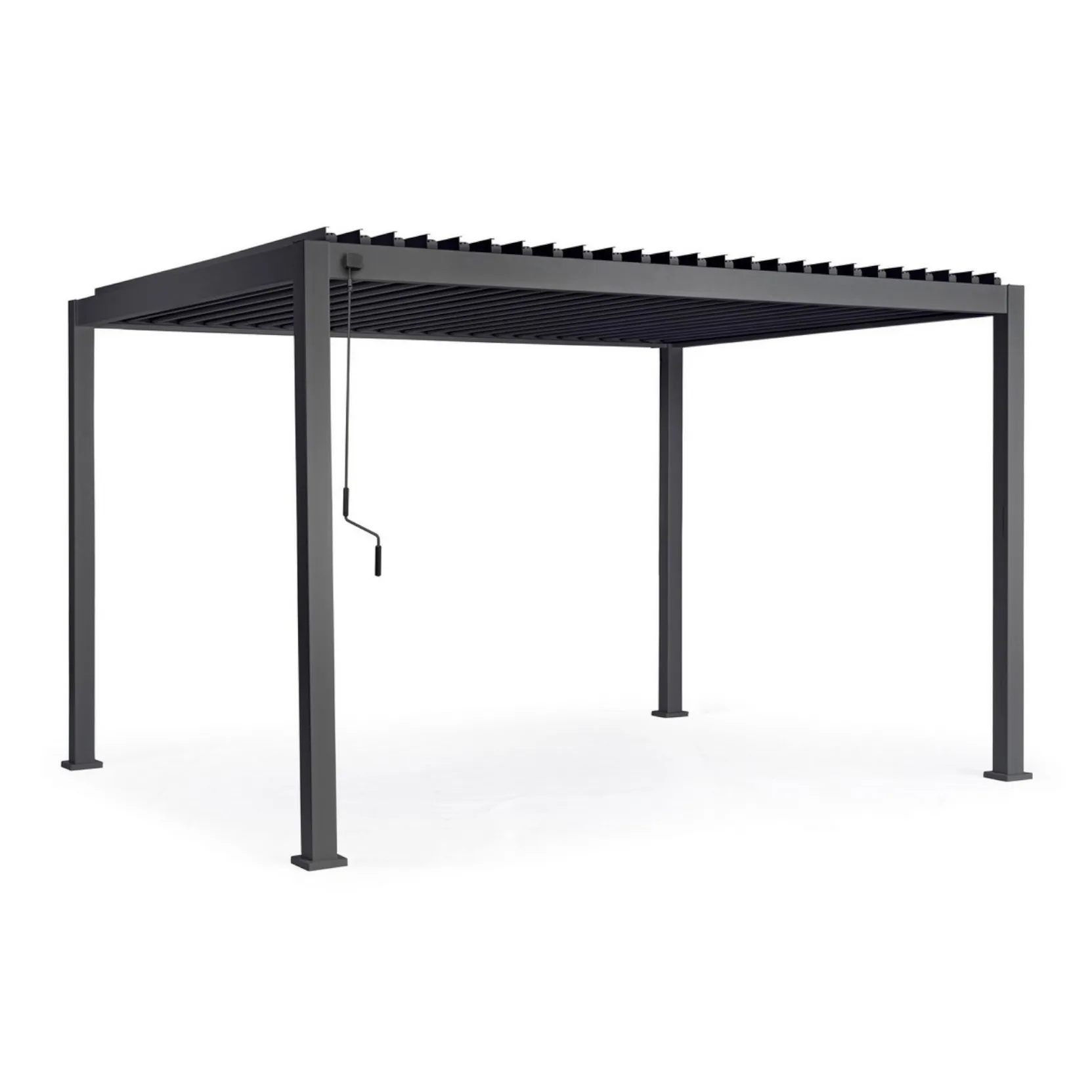 Pergola Bizzotto Ocean Antracite 3x4