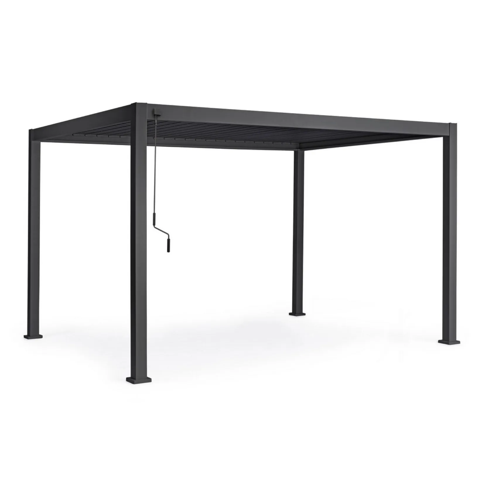 Pergola Bizzotto Ocean Antracite 3x4