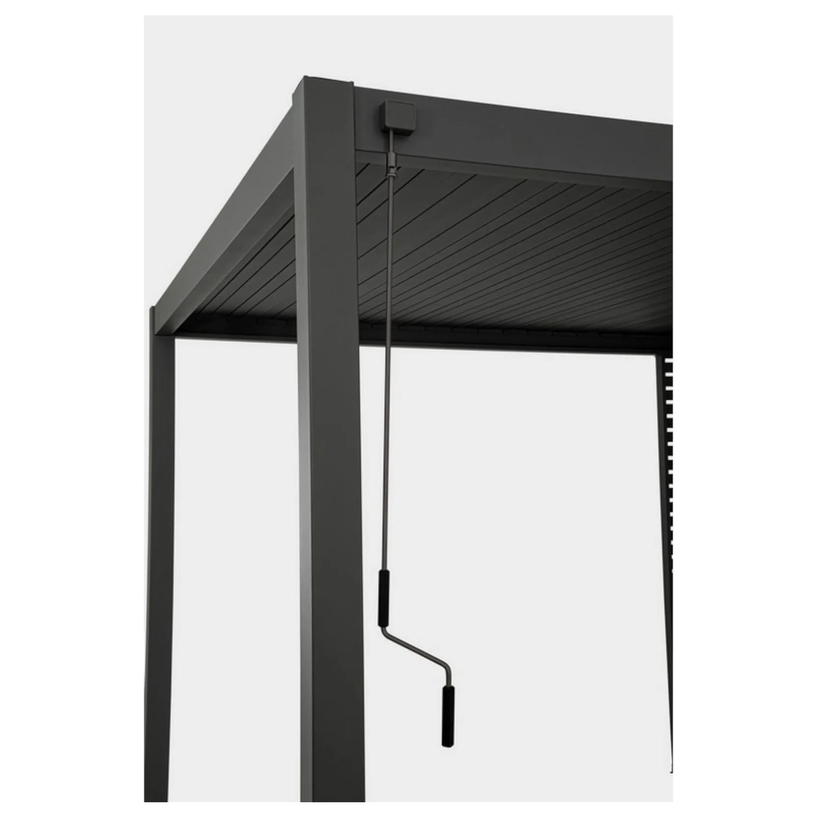 Pergola Bizzotto Ocean Antracite 3x4