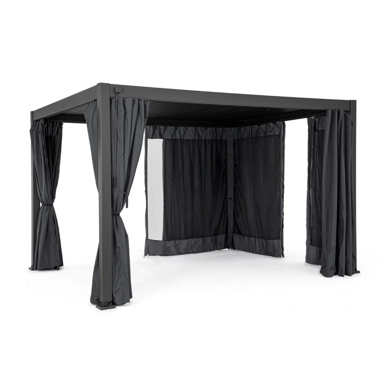 Pergola Bizzotto Ocean Antracite 3x4